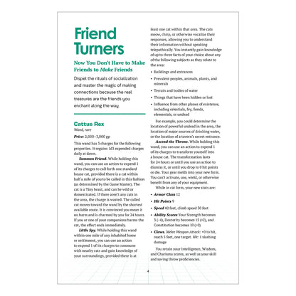 Friend Turners (PDF) — 5e Magic Items for Intrigue & Roleplay