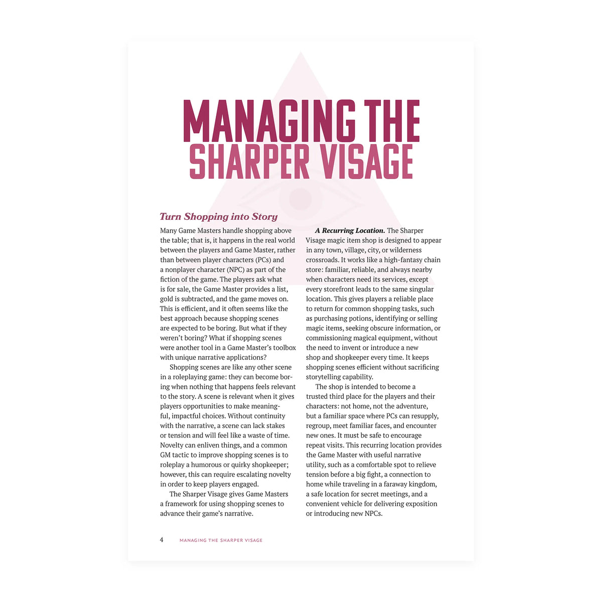 The Sharper Visage Catalog (PDF)