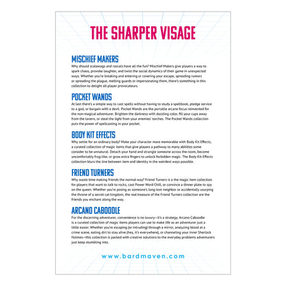 Mischief Makers (PDF) — 5e Magic Items for Chaos & Roleplay