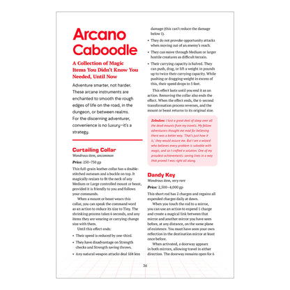 Arcano Caboodle (PDF) — 5e Magic Items for Adventure Utility